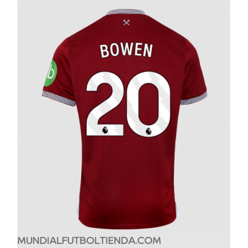 Camiseta West Ham United Jarrod Bowen #20 Primera Equipación Replica 2025-26 mangas cortas